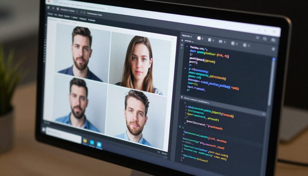 Computer vision engineer developing image recognition systems