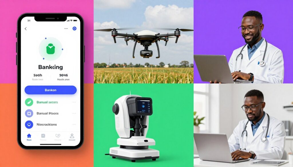 Nigerian industries using artificial intelligence including fintech and healthcare