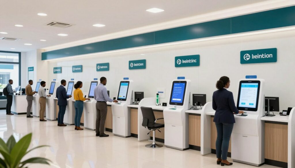 AI-powered banking operations in modern Nigerian bank branch